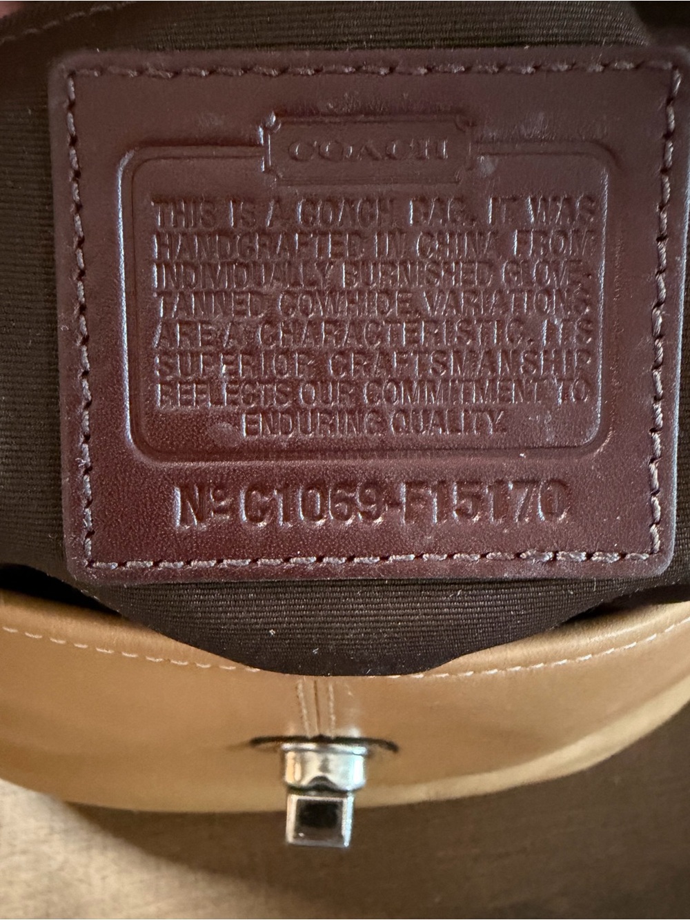 Coach Legacy Turnlock Flap Bag - Picture 15 of 16